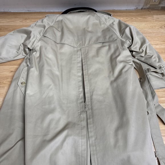 Burberrys Waterloo Trench Coat Vintage 80's Wool Lining Women UK Size 10 Long - Picture 12 of 13